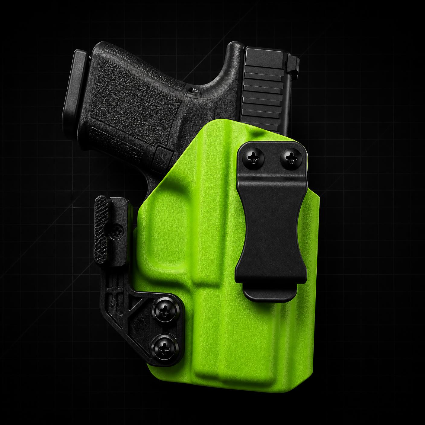Predator neon green Kydex IWB holster